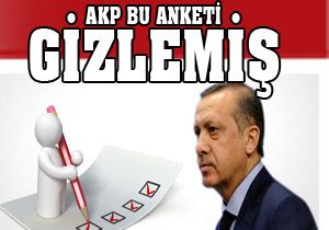 AKP bu anketi gizlemiş